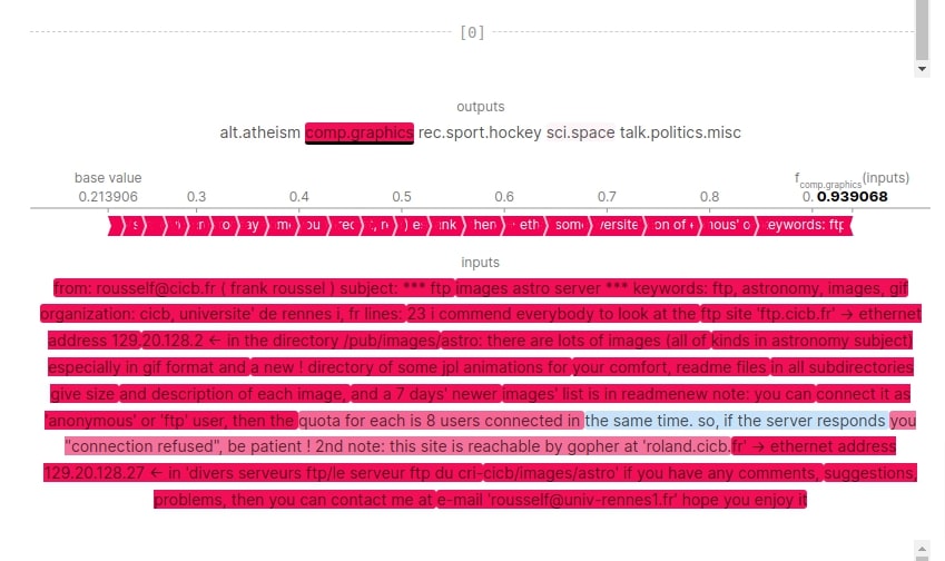 SHAP Values for Text Classification Tasks (Keras NLP)