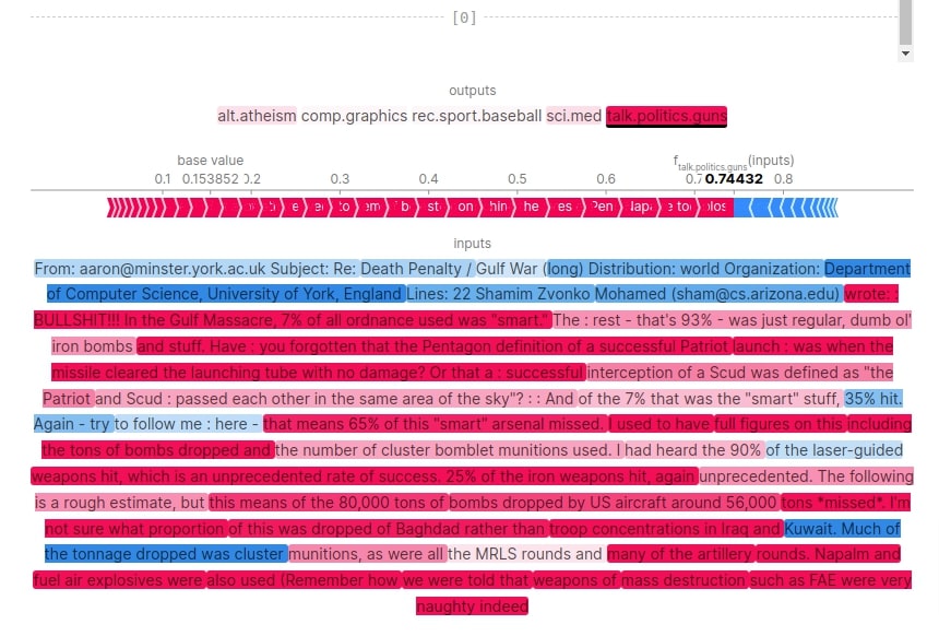 Explain Flax (JAX) Text Classification Networks using SHAP Values