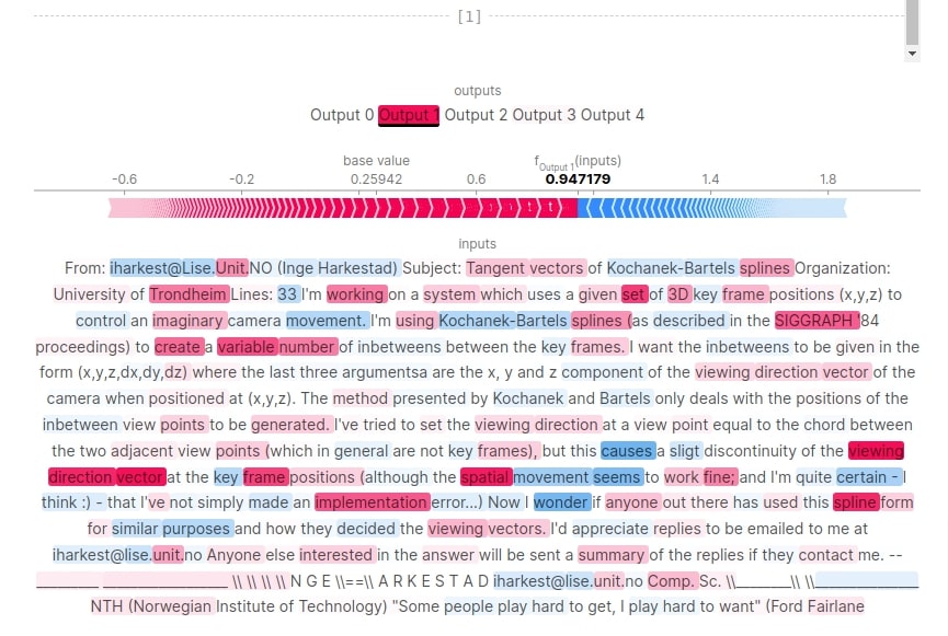 Explain Flax (JAX) Text Classification Networks using SHAP Values