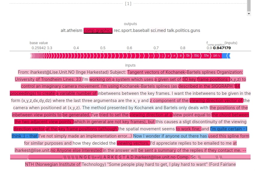 Explain Flax (JAX) Text Classification Networks using SHAP Values