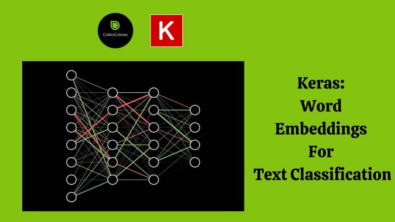 Keras: Word Embeddings for Text Classification
