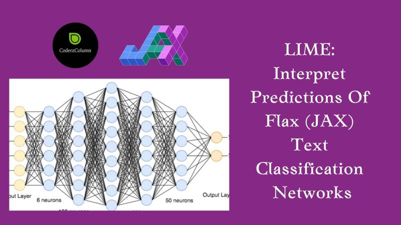 LIME: Interpret Predictions Of Flax (JAX) Text Classification Networks