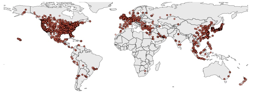 Geoplot - Scatter & Bubble Maps