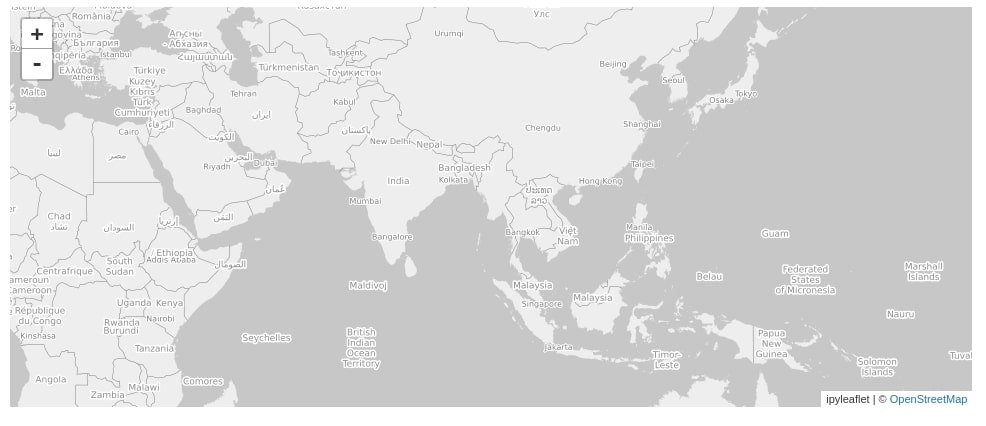 ipyleaflet - Interactive Maps in Python based on leaflet.js