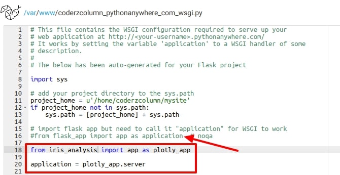 WSGI File Changes