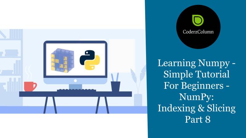 Learning Numpy - Simple Tutorial For Beginners - NumPy - Indexing & Slicing Part 8