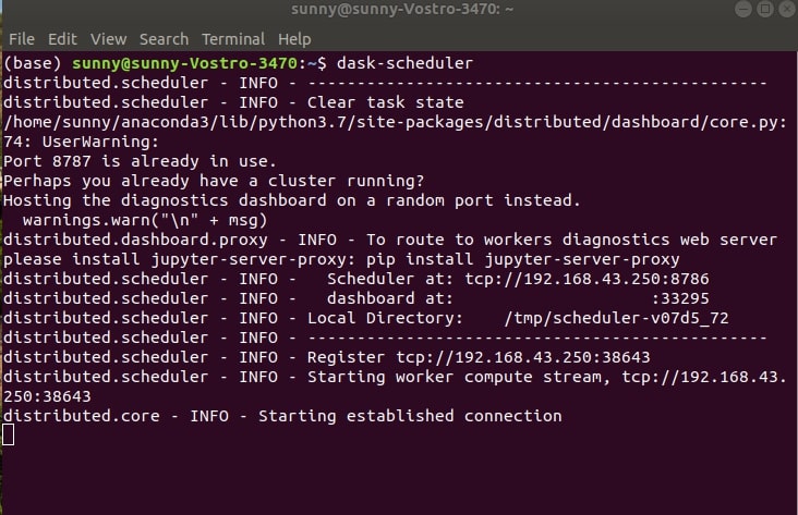 Dask Scheduler